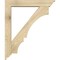 Ekena Millwork Balboa Traditional Rough Sawn Bracket w/ Offset Brace, Douglas Fir, 6"W x 32"D x 38"H BKT0604X32X38BOA01RDF - alternate 3